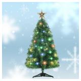 3ft Artificial Christmas Tree, Tabletop Xmas Tree for Holiday Decor 140 Branch Tips, Green