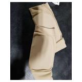 Geyoga1 Pairs Ice Skating Socks for Women Figure Skating Protect Tendon Heel Ankle Padded Guards Sleeve Pad Ski Splints(Beige Color)