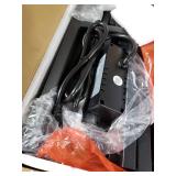 SUPERJARE 78.8 Inch Narrow Console Table with Outlet, Sofa Tables, Behind Couch Table, Long Entryway Tables with Charging Station, for Living Room, Charcoal Gray