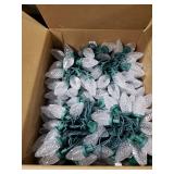 Brightown 2 Pack Total 132ft 200LED Outdoor C9 LED Christmas String Lights, Plug-in Connectable Waterproof Roofline String Lights for Outside Christmas Holiday Decor