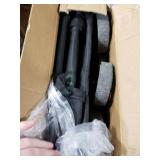 Sekey Wagon Cart with Wheels with 220LBS Capacity,Heavy Duty Wagon Carts Foldable with Drink Holders,Lightweight Utility Portable Cart for Grocery, Shopping, Garden, Camping. Black