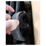 Sekey Wagon Cart with Wheels with 220LBS Capacity,Heavy Duty Wagon Carts Foldable with Drink Holders,Lightweight Utility Portable Cart for Grocery, Shopping, Garden, Camping. Black