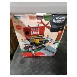 Kids Play Kitchen Toys, Kids BBQ Grill Playset with Smoke Sound Light, 2-Layer Barbecue Toy with Wheel, Outdoor Play Grill Toys for Toddlers 3-5, Play Food Toys Cooking Set, Birthday Gift for Boy Girl