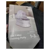 CheerTry 2-in-1 Toddler Potty Training Toilet - Larger Potty Chair & Detachable Training Seat for Boys & Girls Ages 1-3 with Flushing Sound, Wipes Storage, Toilet Paper Holder - Pink