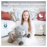 IKASA 5 lbs Weighted Stuffed Animal Highland Cow Plush Toy,24 inches Giant Large Big Jumbo Soft Toys, Huge Cute Fluffy Heavy Fat Oversized Plushie,Gifts for Kids Girls Boys