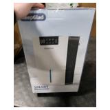 KeepGlad Dehumidifier, 98OZ Dehumidifiers for Home(1000sq.ft), Humidity Display Dehumidifier for Basement Bathroom Bedroom, Auto Shut Off, Washable Filter, Drain Hose, Timer, 7 Ambient Lights, Khaki