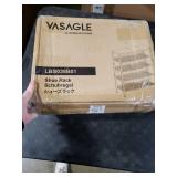 VASAGLE Shoe Rack for Entryway, 5-Tier Shoe Rack Organizer with Storage Shelves and Spacious Top, Freestanding, Adjustable, Industrial, Rustic Brown and Ink Black ULBS038B01