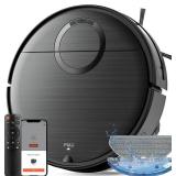 UMMUND Robot Vacuum and Mop Combo, 2 in 1 Mopping Robotic Vacuum Cleaner with Schedule, Wi-Fi/App/Remote, Strong Suction, Self-Charging, Slim, Ideal for Hard Floor, Pet Hair, Low-Pile Carpet