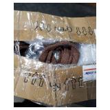 Sunsleek Chair Cushions for Dining Chairs, D-Shaped Seat Cushions with Removable Washable Cover and Ties, Chair Pads for Kitchen, Indoor Dining Room, Patio Chairs, 17