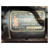 Antique Singer Sewing Machine in Case - Please Read Description