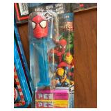 Captain America Comic, Magnet Fun Kit and Spider-Man Pez Dispenser