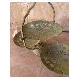 Pedestal Trifle Bowl, Collapsible Metal Dessert Display and Wine Jewelry