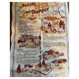 Australian Linen, Wood Souvenir, Coasters and Magnet