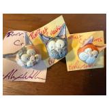 Cat Pins (one has a broken tail)