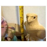 Hummingbird and Eagle Figurines