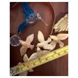 Bird Cage, Hummingbird Decor, Copper/Brass Wind Chime