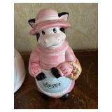 Cow Cannisters and Clock