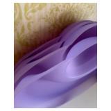 Plastic Plates (11), Vintage Cups (8) and Wire Trash Basket