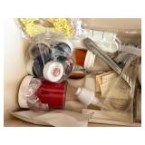 Wilton Tool Box Filled w/ Decorating Tools and Cake Serving Boards