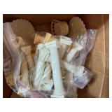 Cake Decorating Items and Candy Molds in a Basket