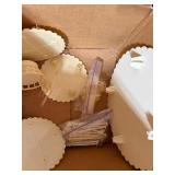 Cake Decorating Items and Candy Molds in a Basket