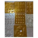 Cake Decorating Items and Candy Molds in a Basket