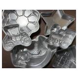 Cake Pans - Flower, Star, Mermaid and Small Car/Truck