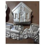 Cake Pans - Flower, Star, Mermaid and Small Car/Truck