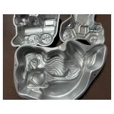 Cake Pans - Flower, Star, Mermaid and Small Car/Truck