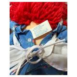 Raggedy Ann Happy Birthday Cake Pan, Homemade Doll and Raggedy Ann Doll