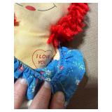 Raggedy Ann Happy Birthday Cake Pan, Homemade Doll and Raggedy Ann Doll