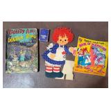 Raggedy Ann and Andy Book (copyright 1961) and MORE