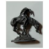 Pewter End of the Trail Native American Warrior