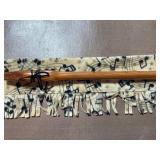Native American-Style Flute, Signed, in a Bag