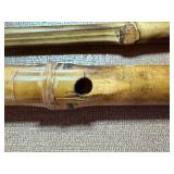 Bamboo Flute and Project Pieces in a Bag