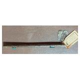 Sterling Silver Native American Flute w/ Turquoise Accents and Feather Fetishes