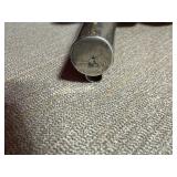 Sterling Silver Native American Flute w/ Turquoise Accents and Feather Fetishes