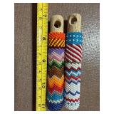 Native American Bronze Coasters, Key Chain and Earrings