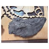 Racoon Wood Art, Pods, Porcupine Quills, Petrified Wood