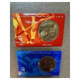 Sydney 2000 Olympic 5$ Coins, Hockey and Sailing