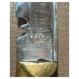 Kukri Knife Marked Nepal 2002 w/ 2 Unmarked Knives in Sheath