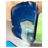 Blue Agate Rocks and New Zealand Collection Coasters