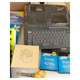Misc Office Items, Notebooks, Metal Lamp, HP Scanner and MORE