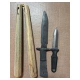 Misc Training Items, Wood Nunchucks, Knives