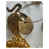 Cat Jewelry, Pins and Earrings