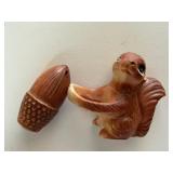Vintage Squirrel Salt and Pepper Shakers