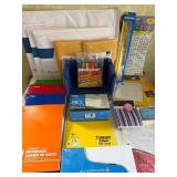 Misc Office Supplies in a Tote, Please See Pics for Variety