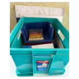 Misc Office Supplies in a Tote, Please See Pics for Variety
