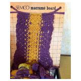 SEMCO Macrame Board, Yarn and Wood Beads
