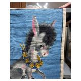 Vintage Pure Irish Linen Donkey